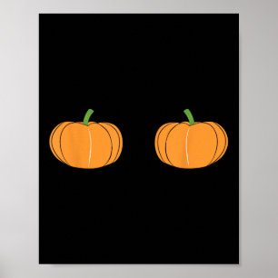 Poster Casal Engraçado de Outono Só Está Aqui Para as Abó