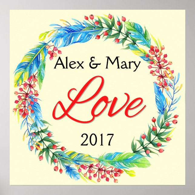 Poster Casal Love (Frente)