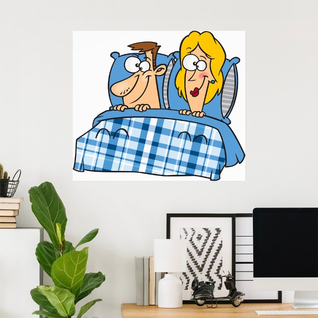 Poster Casal Na Cama (Criador carregado)