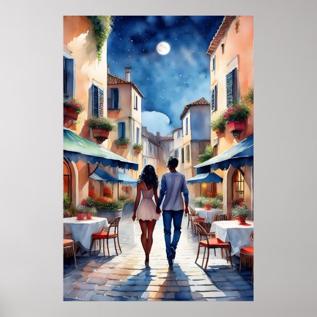 Poster Casal romântico (Frente)