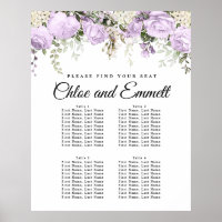 Casamento com 4 Mesas Roxo Grande