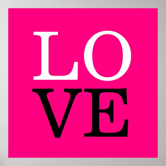 Poster Casamento de Amor com Fundo de rosa (Frente)