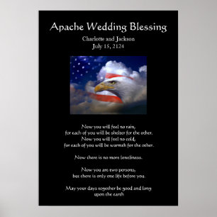Poster Casamento de Apache que abençoa Eagle