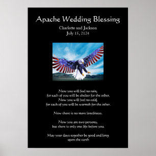 Poster Casamento de Apache que abençoa Eagle 3