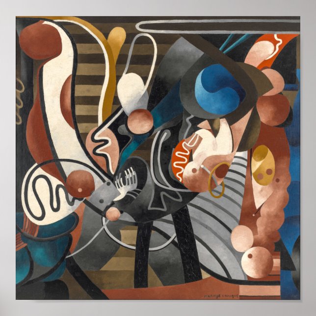 Poster Casamento de banda desenhada | Francis Picabia | (Frente)