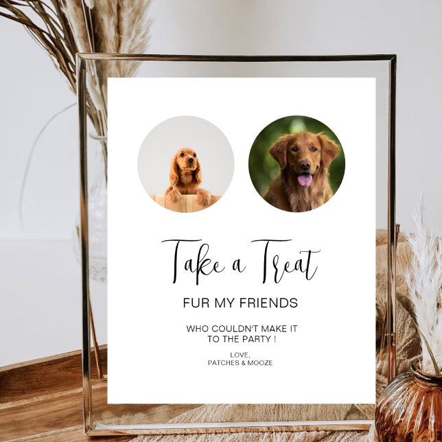 Poster Casamento De Cães Favorece O Bar De Biscoito Pet T (Criador carregado)