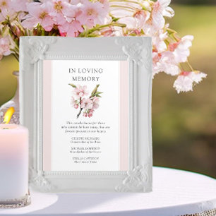 Poster Casamento De Cherry Blossom Na Memória Amante
