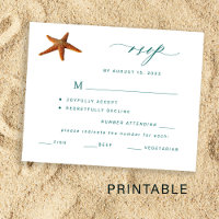 Casamento de destino menu impresso escolha RSVP