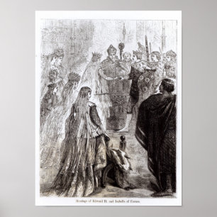 Pôster Casamento de Edward II e Isabella da França