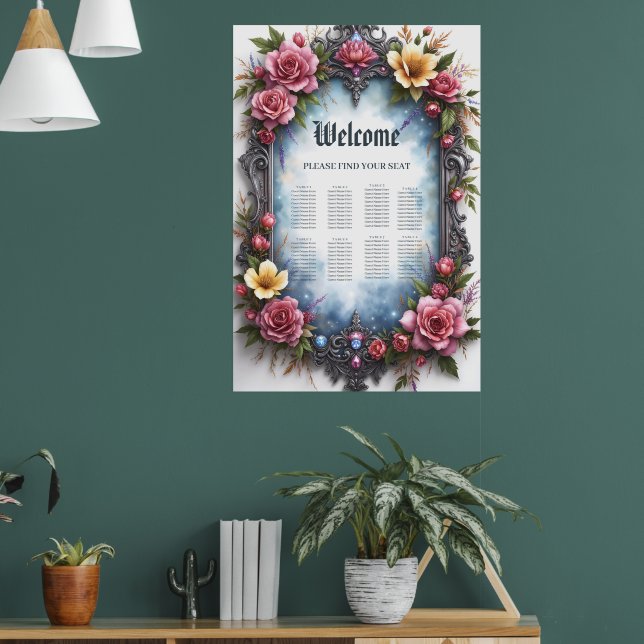 Poster Casamento de Elfo Steampunk Caprichoso (Sala de Estar 1)