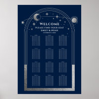 Casamento de Estrelas da Lua Solar Azul Místico