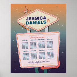 Poster Casamento de mesa 8 Chart Las Vegas Casino