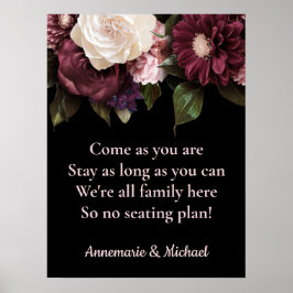 Poster Casamento De Planos De Sentação Sem Bordo De Borgo