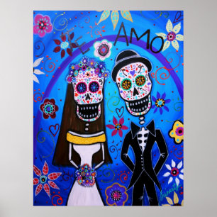 Pôster Casamento Diâmetro de los Muertos Acoplamento
