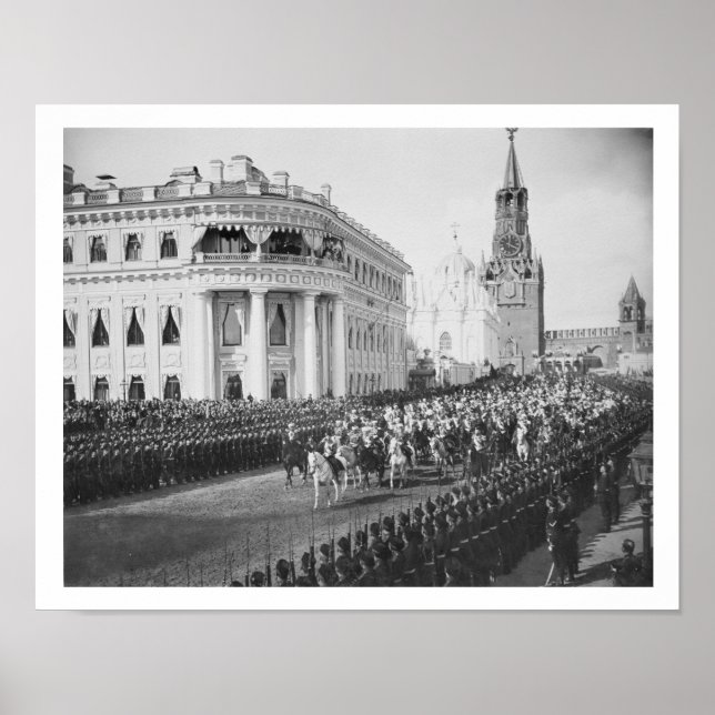 Poster Casamento do czar Nicholas (1868-1918) a Alexandra (Frente)