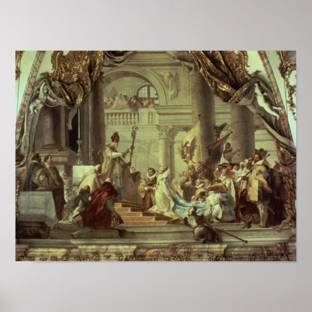 Poster Casamento do imperador Frederick Barbarossa (Frente)