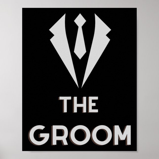 Poster Casamento do Partido Solteiro da Groom Squat (Frente)