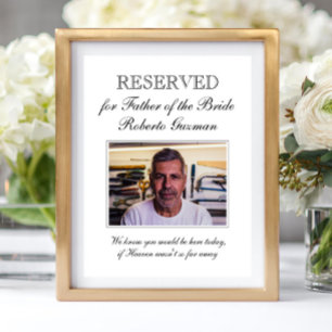Poster Casamento do Presidente do Memorial da Foto do Pai