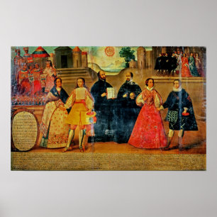 Poster Casamento dobro entre duas mulheres do Inca