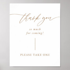 Poster Casamento Dourado Digital Obrigado Por Vir Assinar