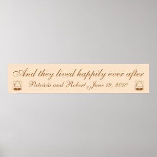 Poster Casamento elegante