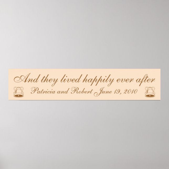 Poster Casamento elegante (Frente)