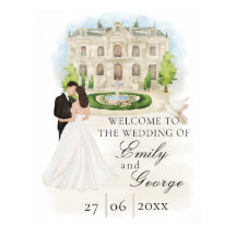 Casamento Elegante com Noiva e Avenida Groom