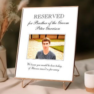 Poster Casamento entre a Presidente do Memorial do Groom