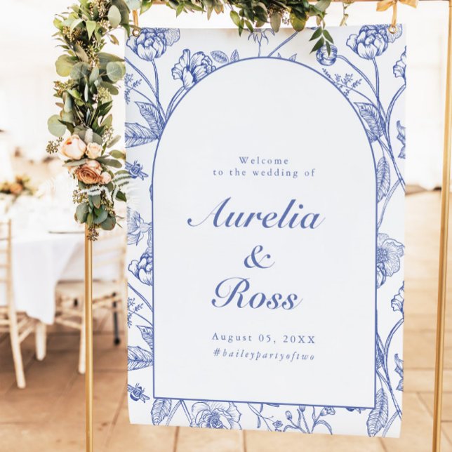 Poster Casamento Floral Vitoriano da AURELIA Chinoiserie  (Criador carregado)