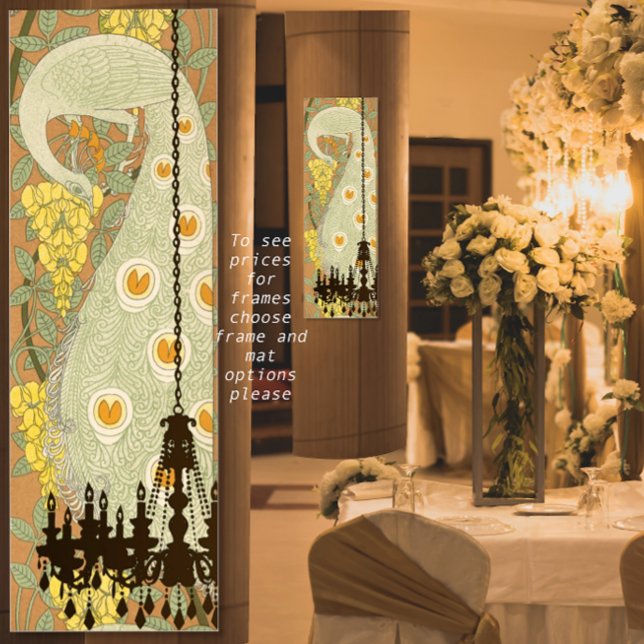 Pôster Casamento Gatsby de Peacock Roaring 20 (Criador carregado)