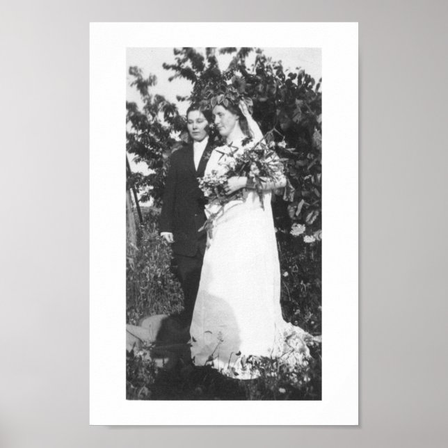 Poster Casamento Lésbico Circa 1920 (Frente)