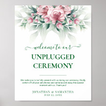 Casamento Moderno Elegante Rosa Verde