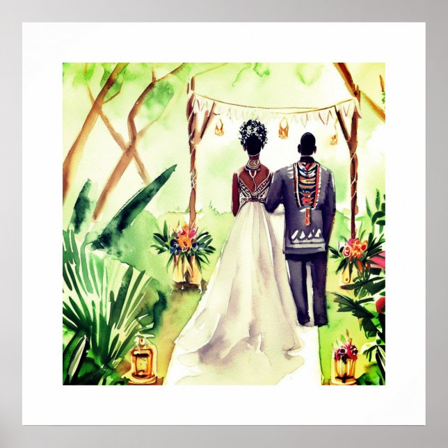 Poster Casamento Negro (Frente)
