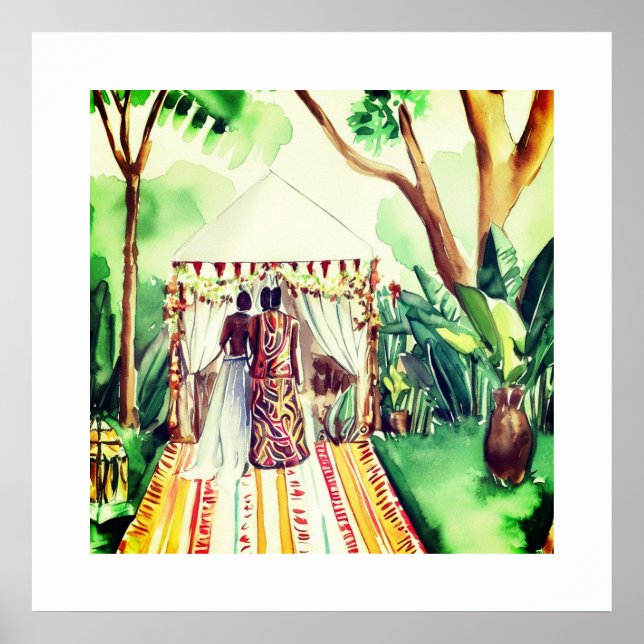 Poster Casamento Negro (Frente)