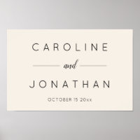 Casamento Personalizado Script Minimalista Moderno