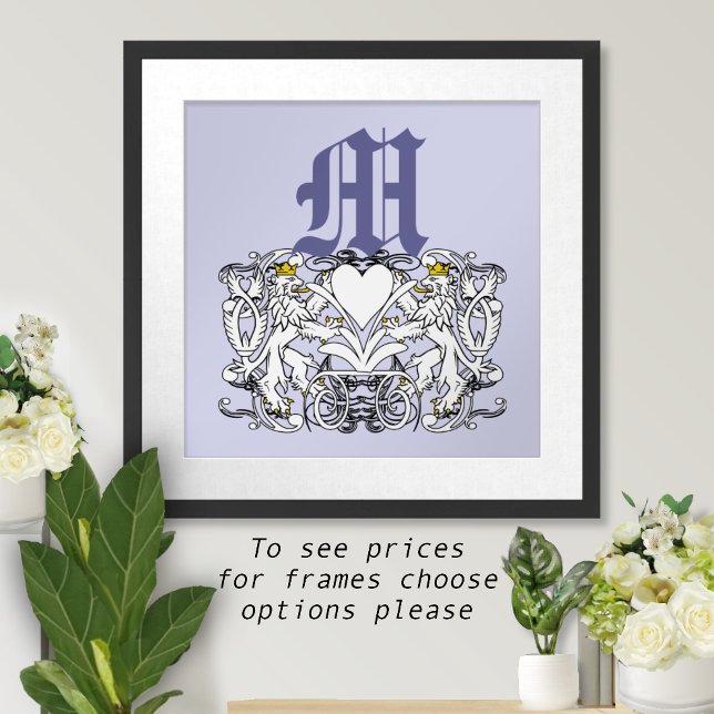 Poster Casamento Renascentista Lion Rampant (Criador carregado)