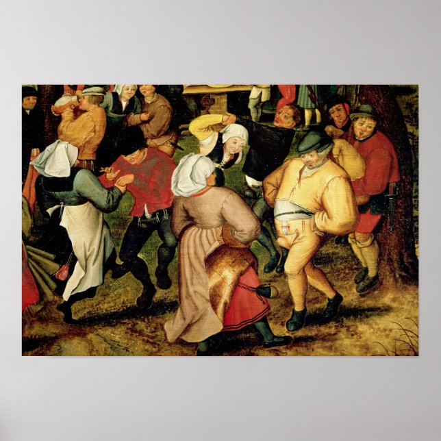 Poster Casamento Russo, detalhes da dança das pessoas (Frente)