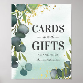 Poster Casamento Rustic Eucalyptus Gifts & Cards