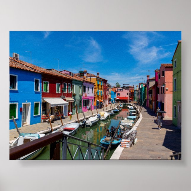 Poster Casas de Burano (Frente)