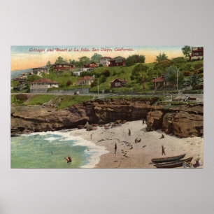 Pôster Casas de campo e praia em La Jolla