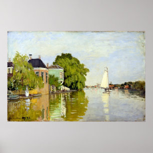 Pôster Casas de Claude Monet no Achterzaan
