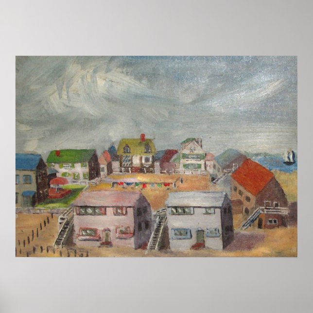 Pôster Casas de praia (Frente)