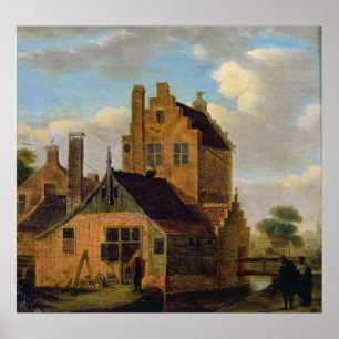 Pôster Casas de tijolos