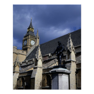 Pôster Casas do Parlamento em Londres