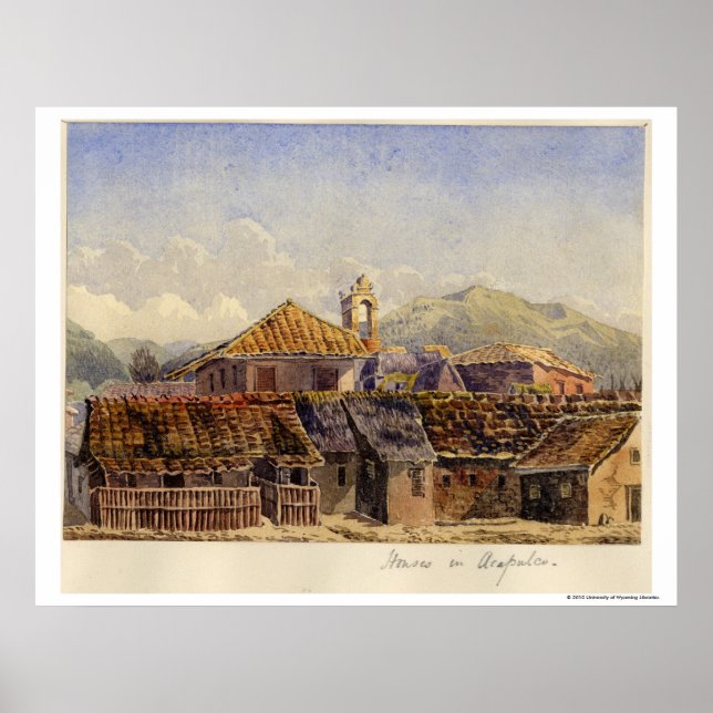 Pôster Casas em Acapulco (Frente)