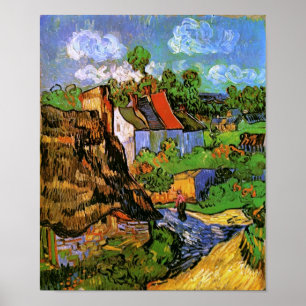 Poster Casas em Auvers Van Gogh Fine Art