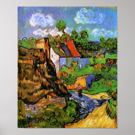 Poster Casas em Auvers Van Gogh Fine Art
