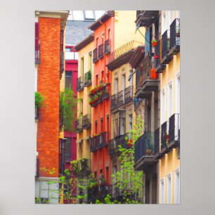 Pôster Casas em Madrid