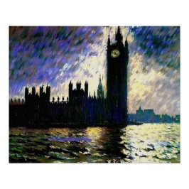 Pôster Casas impressionistas do Parlamento