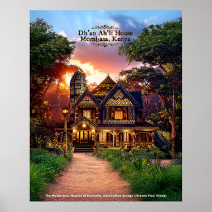 Poster Casas Misteriosas de Donnelly - Nº4 Mombaça Quênia